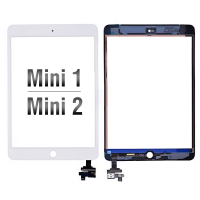 Touch Screen Digitizer Assembly with IC Control Circuit Logic Board and Home Button for iPad mini 1/ 2 (High Quality) - White