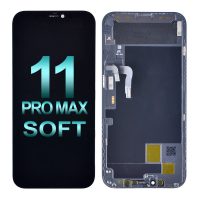  Premium Soft OLED Screen Digitizer Assembly with Portable IC for iPhone 11 Pro Max (Aftermarket Plus) - Black