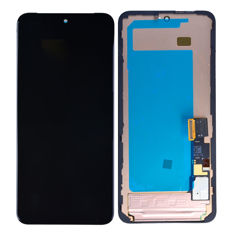 OLED Screen Digitizer Assembly with Frame for Google Pixel 8 - Black