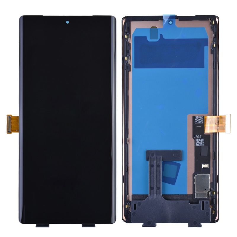 OLED Screen Digitizer Assembly with Frame for Google Pixel 6 Pro (Aftermarket) - Black