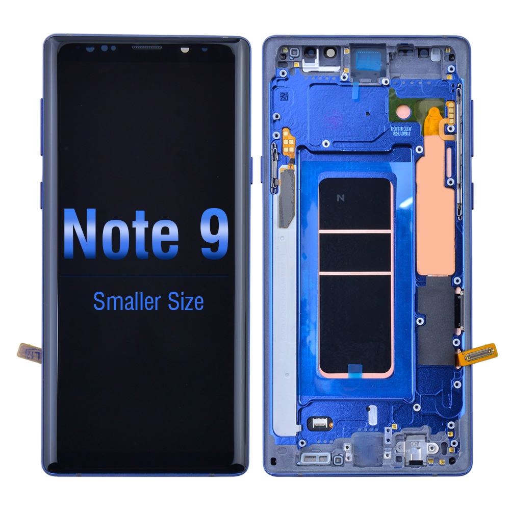 OLED Screen Digitizer with Frame Replacement for Samsung Galaxy Note 9 N960 (Aftermarket) - Ocean Blue