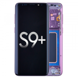  OLED Screen Digitizer with Frame Replacement for Samsung Galaxy S9 Plus G965 (Aftermarket) - Lilac Purple