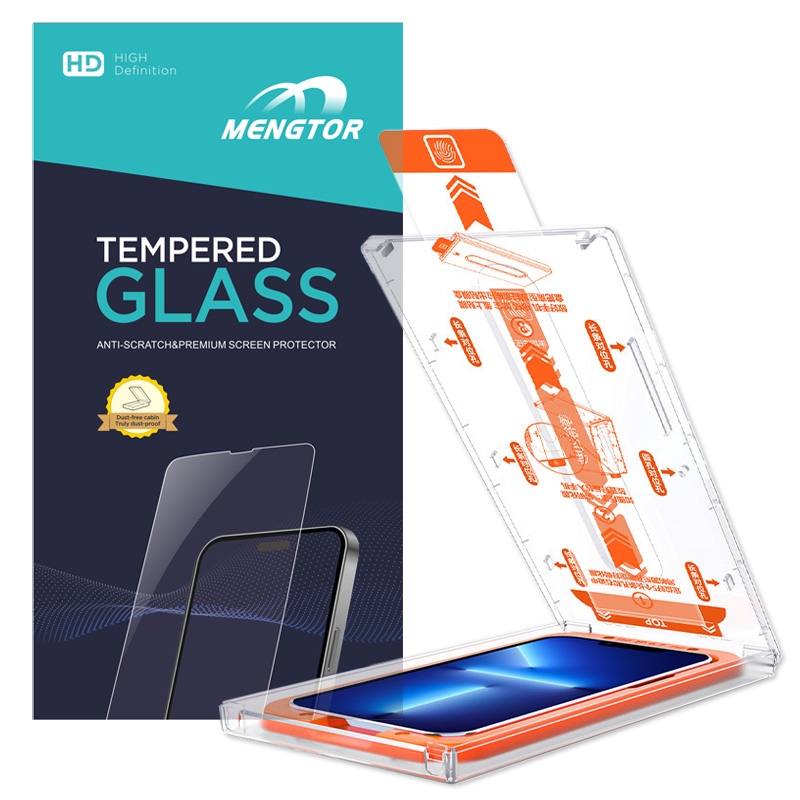 Premium Full Cover Tempered Glass Screen Protector with Dustproof Installation Box for iPhone XS Max/ 11 Pro Max