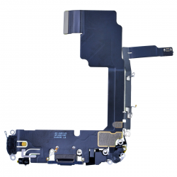  Charging Port with Flex Cable for iPhone 15 Pro (High Quality) - Blue Titanium