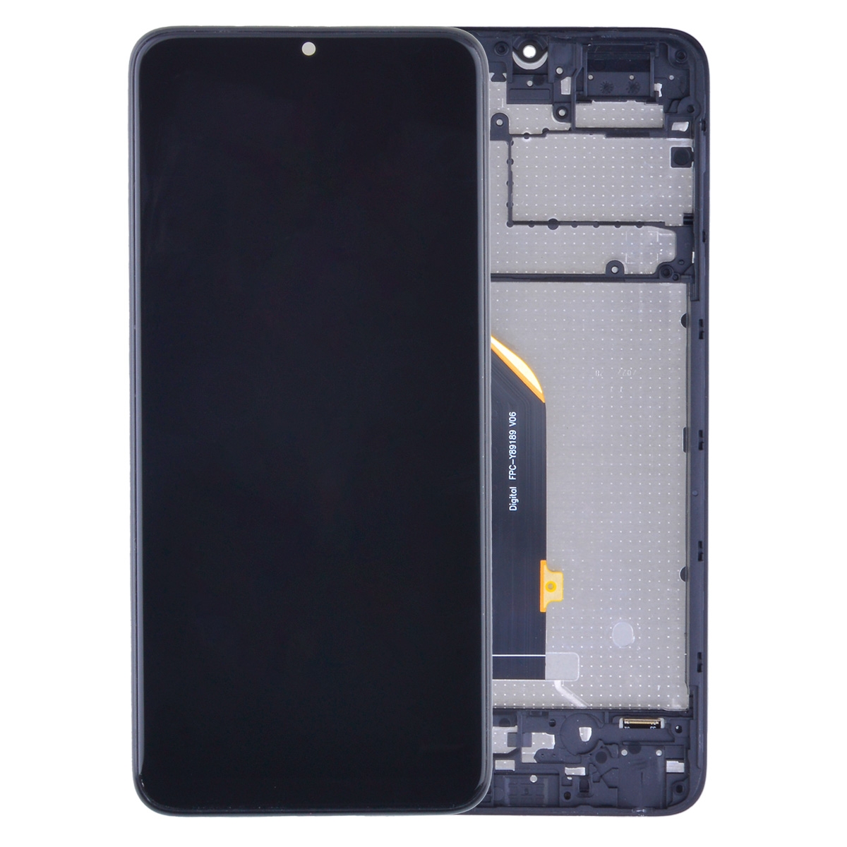 LCD Screen Digitizer Assembly with Frame for TCL 405/ 406/ 408