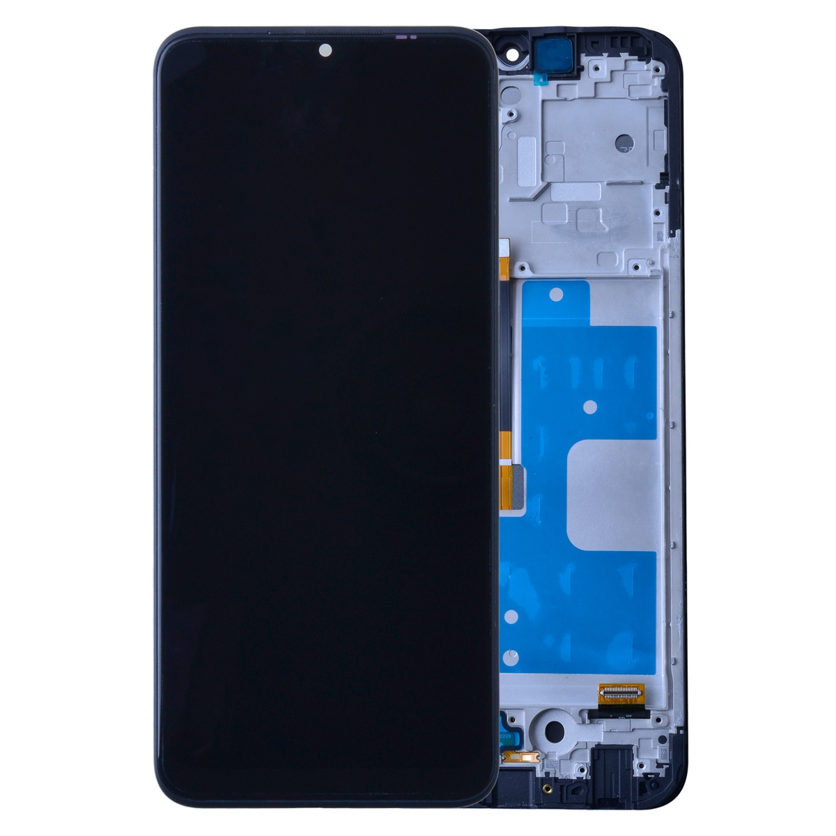 LCD Screen Digitizer Assembly with Frame for T-mobile Revvl 6x Pro - Black