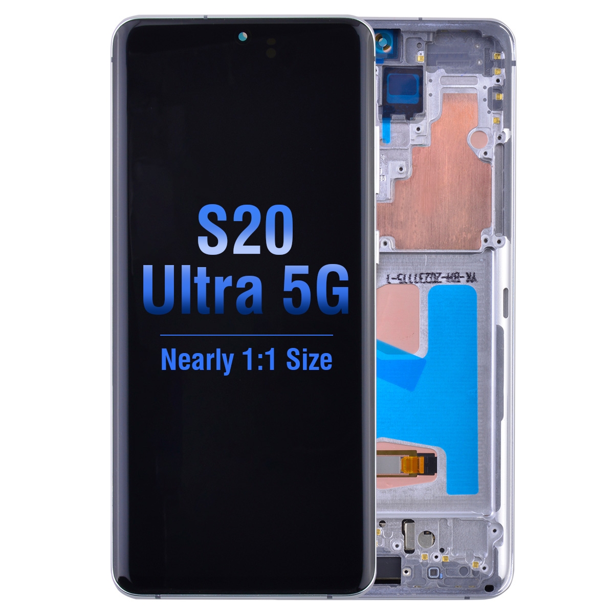 Galaxy S20 Ultra 5G OLED Digitizer with Frame