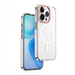  WiWU Jelly Magnetic Phone Case for iPhone 15 Pro - Orange