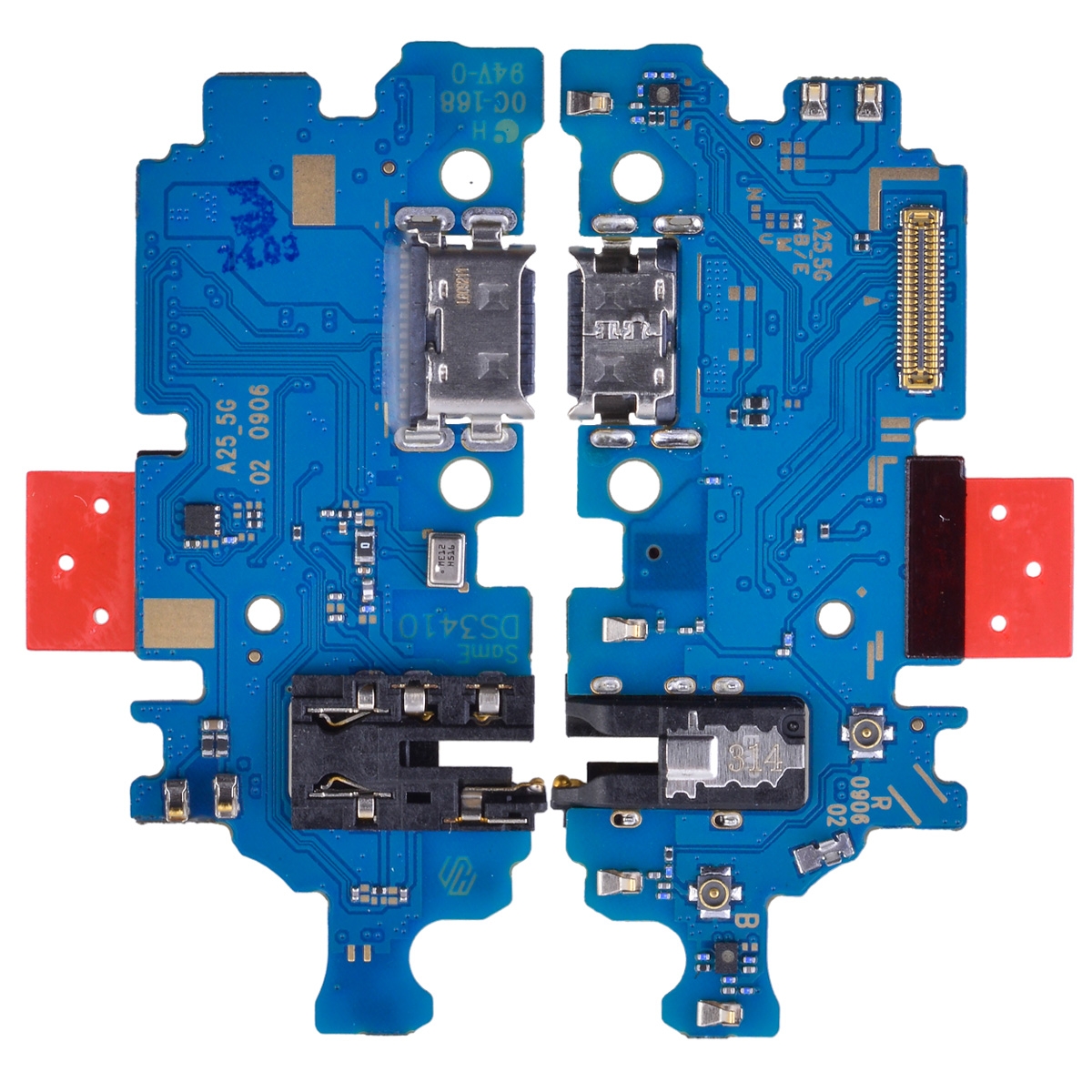 Charging Port with PCB board for Samsung Galaxy A25 5G A256