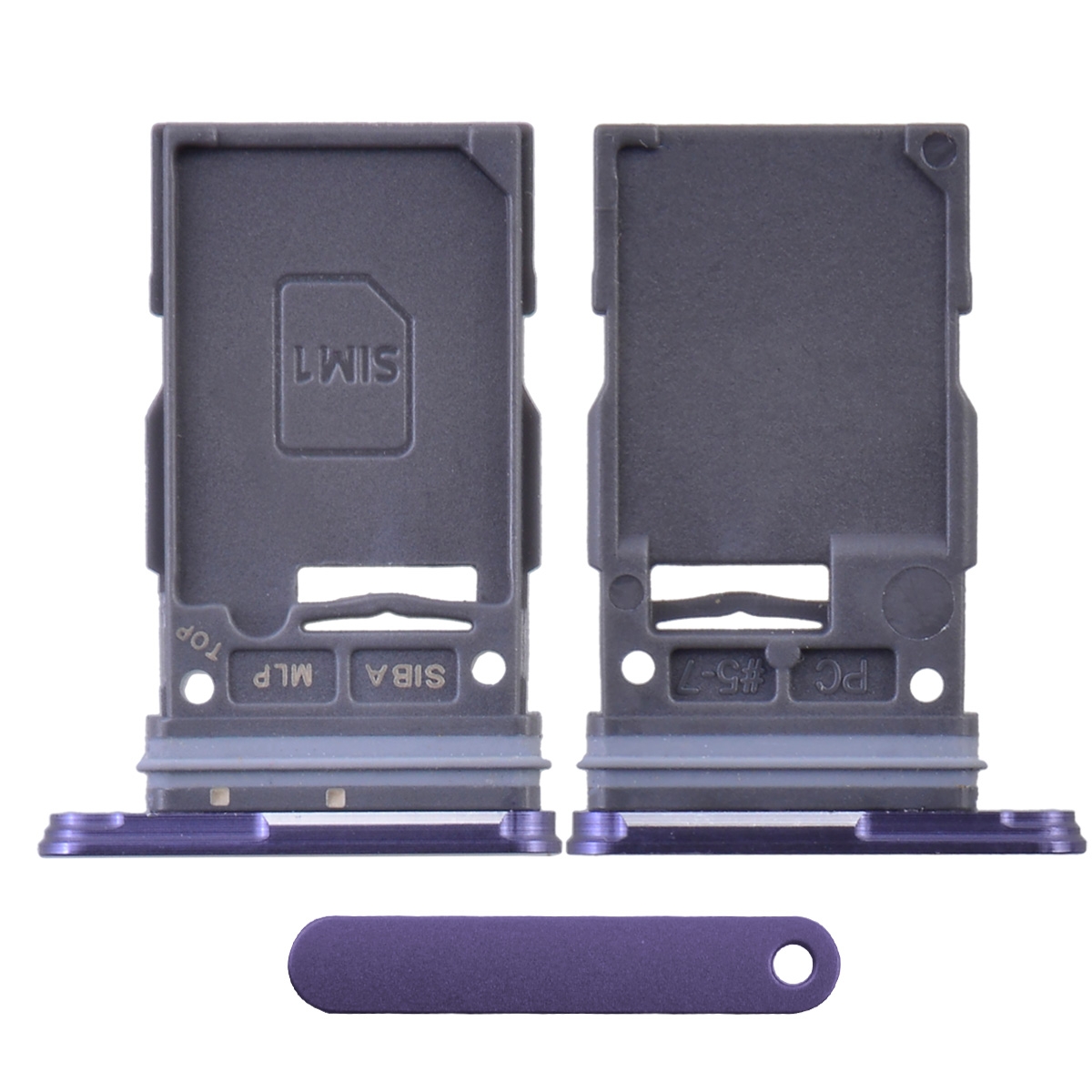 Sim Card Tray for Samsung Galaxy S24 Ultra 5G S928(Single SIM Card Version) - Titanium Violet