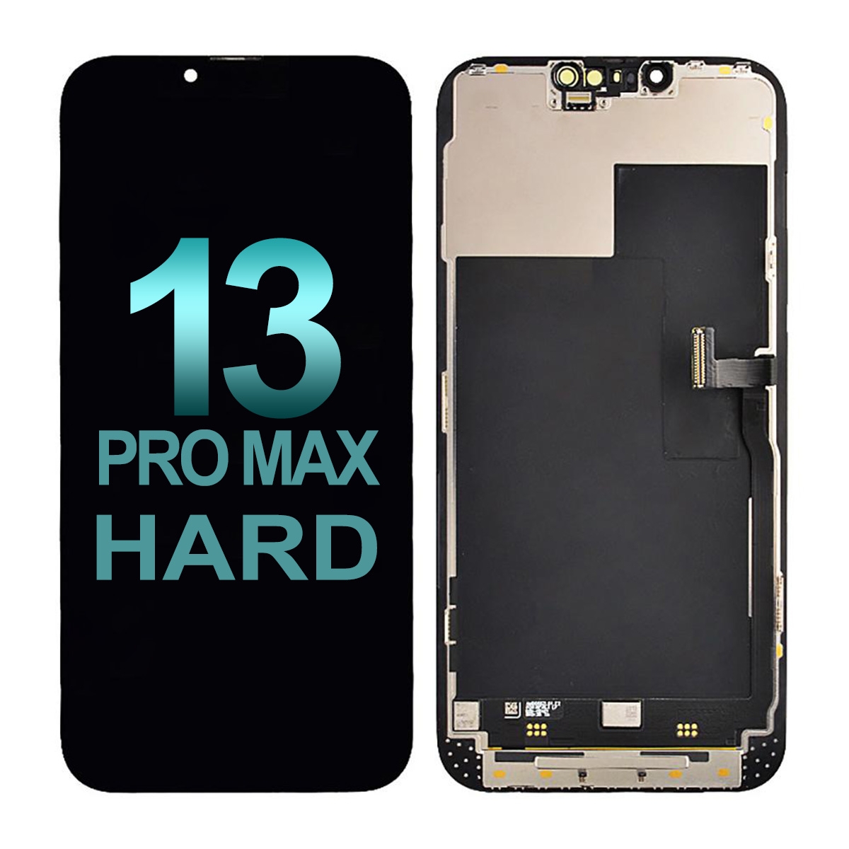 Hard OLED Screen Digitizer Assembly with Portable IC for iPhone 13 Pro Max (Aftermarket Plus)