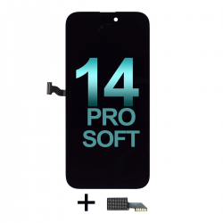  Soft OLED Screen Digitizer Assembly with Portable IC for iPhone 14 Pro (Aftermarket Plus)