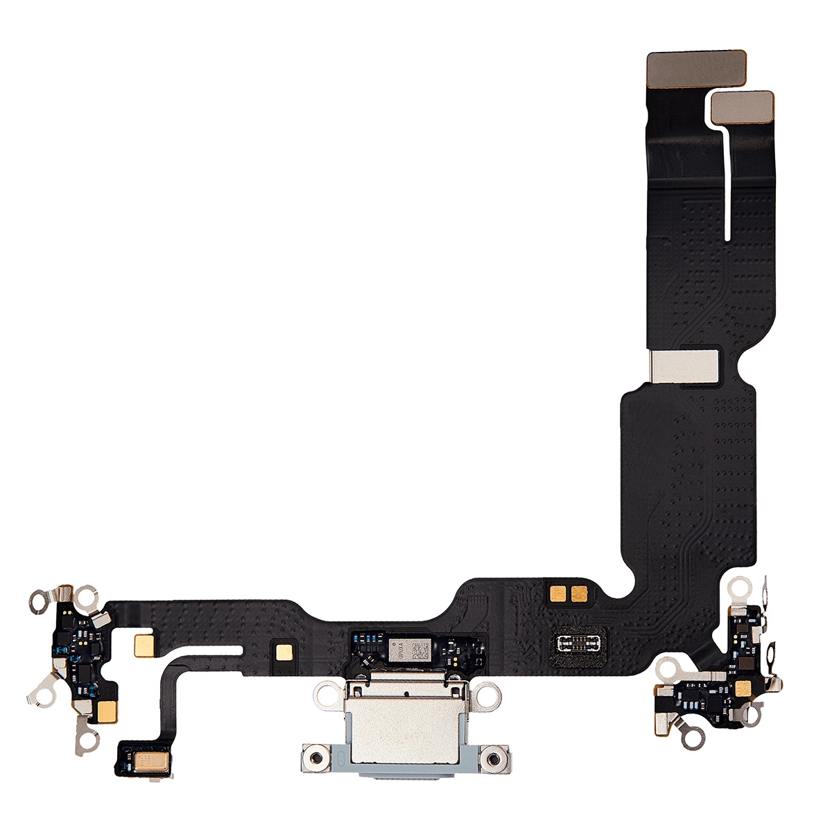 Charging Port with Flex Cable for iPhone 15 Plus (High Quality) - Blue