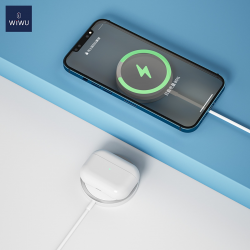  WiWU Solar Magnetic Wireless charger (15W) - White
