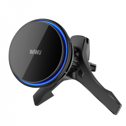 WiWU 15W Magnetic Fast Wireless Charger - Black