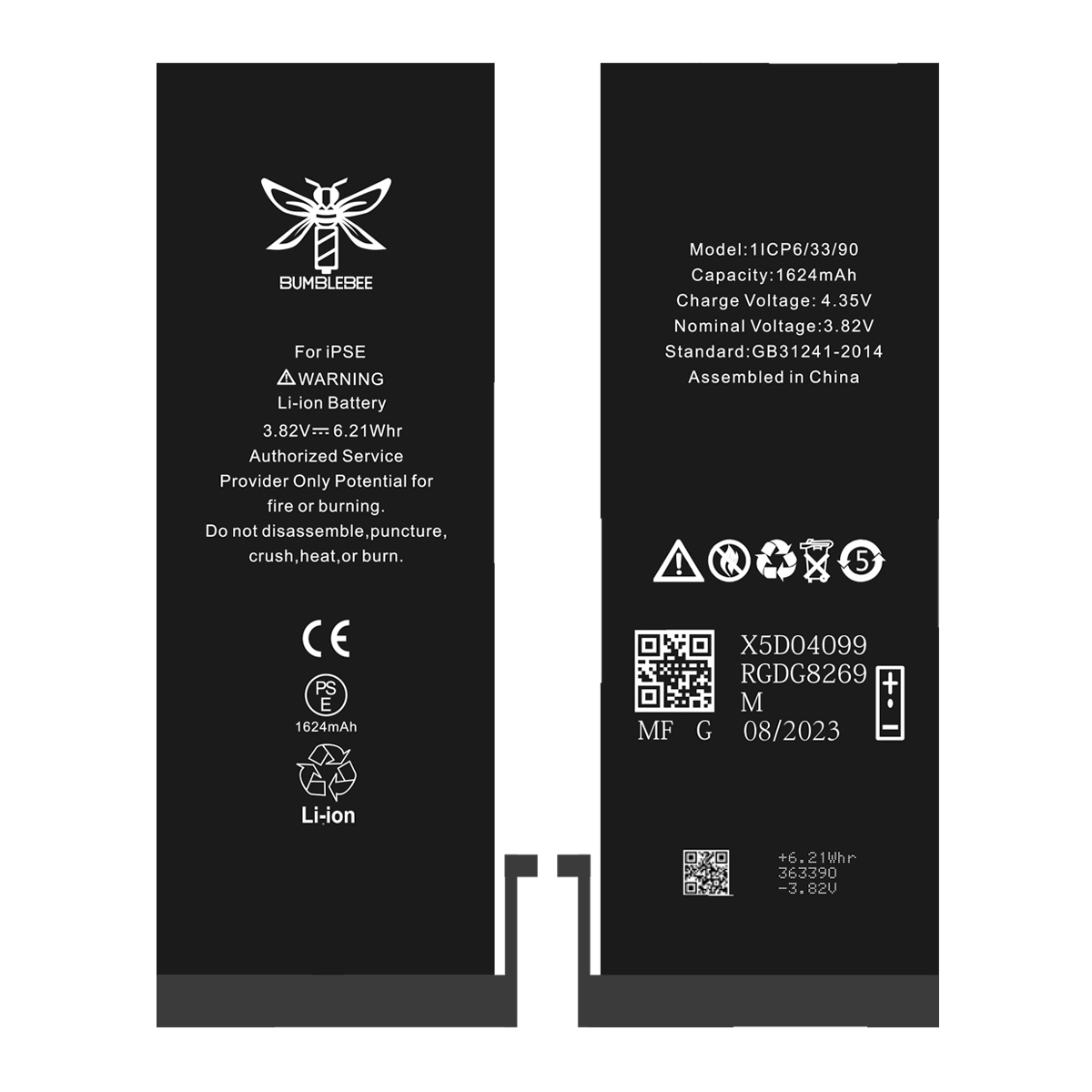 3.82V 1624mAh Battery with Adhesive for iPhone SE (2016)