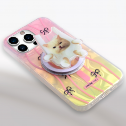3d cat phone holder