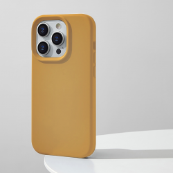  Compatible with iPhone 14 Pro Max Case, Silicone Shockproof Soft Slim Thin Phone Case, Compatible with MagSafe - Gold