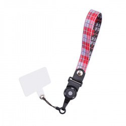 Wristlet Strap for Keys, Hand Wristlet Lanyard Durable Key Chain Lanyard for Men and Women - Red