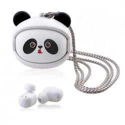  Wireless Earbuds, Bluetooth Headphones (Panda) HiFi Stereo, Bluetooth 5.3 Earbud Call ENC Noise Cancelling Mic with Face Changing Case, Wireless Earphones Headset Game Music Dual Mode for Android iOS