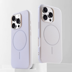 White iPhone 15 Pro Magnetic TPU Case