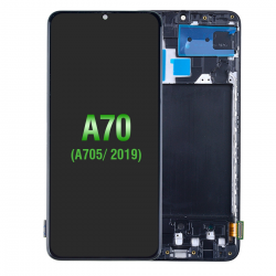 A70 LCD digitizer assembly with frame