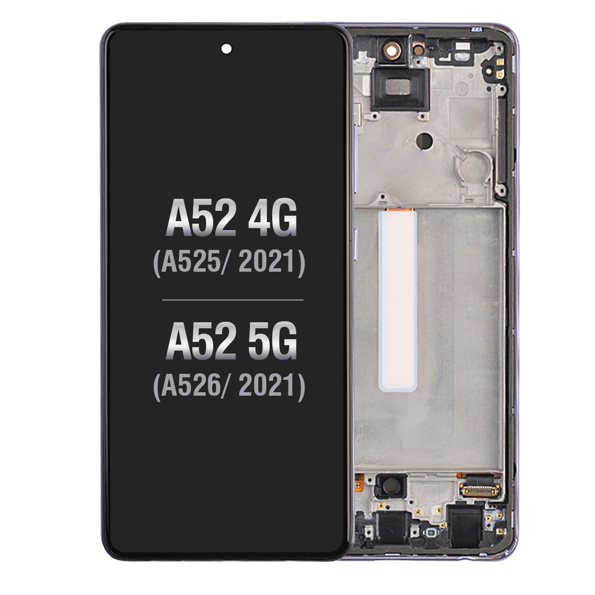 Awesome Violet Galaxy A52 Screen