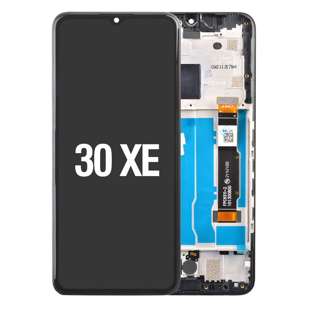 TCL 30 XE 5G Screen with Frame