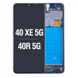 TCL 40 XE 5G screen with frame