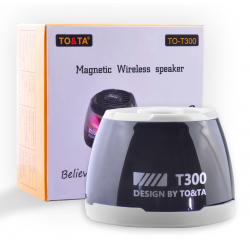 white magnetic speaker