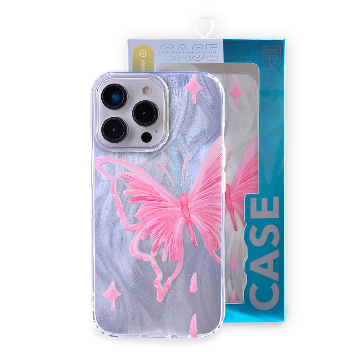 Cute Butterfly Case for iPhone 16 Pro Max