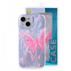 iPhone 15 Plus butterfly case