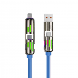 blue phone charger multi cable