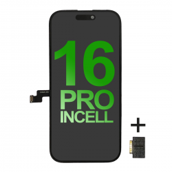  LCD Screen Digitizer Assembly Replacement With Portable IC for iPhone 16 Pro (Incell/ COF)