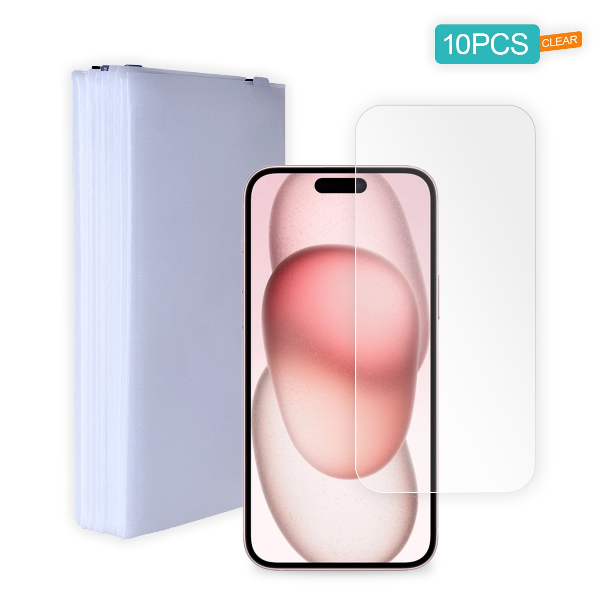 Bulk tempered glass screen protector iphone 15 plus