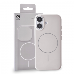 iPhone 17 White Silicone Magnetic Case