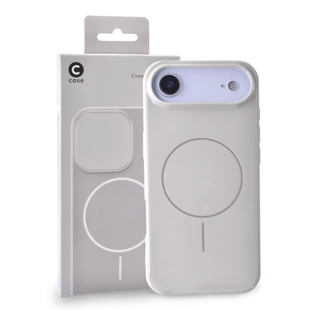 iPhone 17 Air White Silicone Magnetic Case