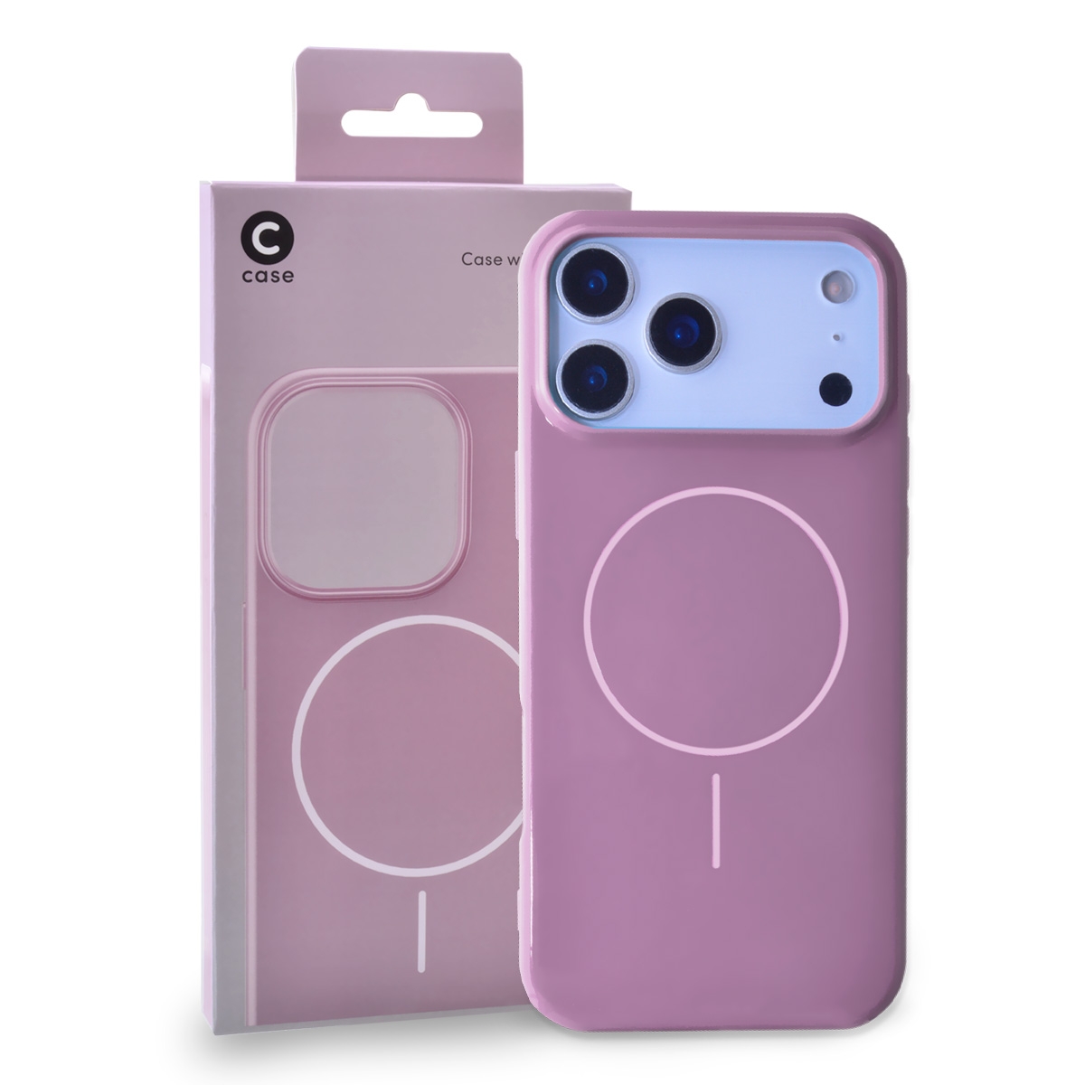 iPhone 17 Pro Max Purple TPU Magnetic Case