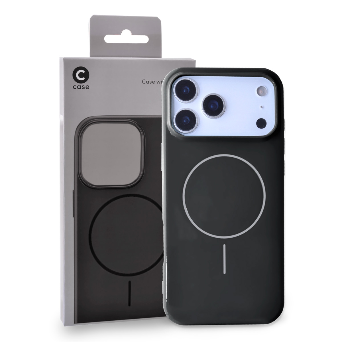 iPhone 17 Pro Max Black Magnetic Case