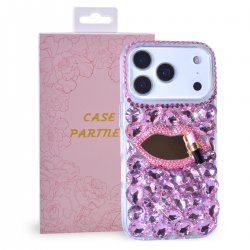  Diamond iPhone 17 Pro Cases with 3D Lip Makeup and Mirror
