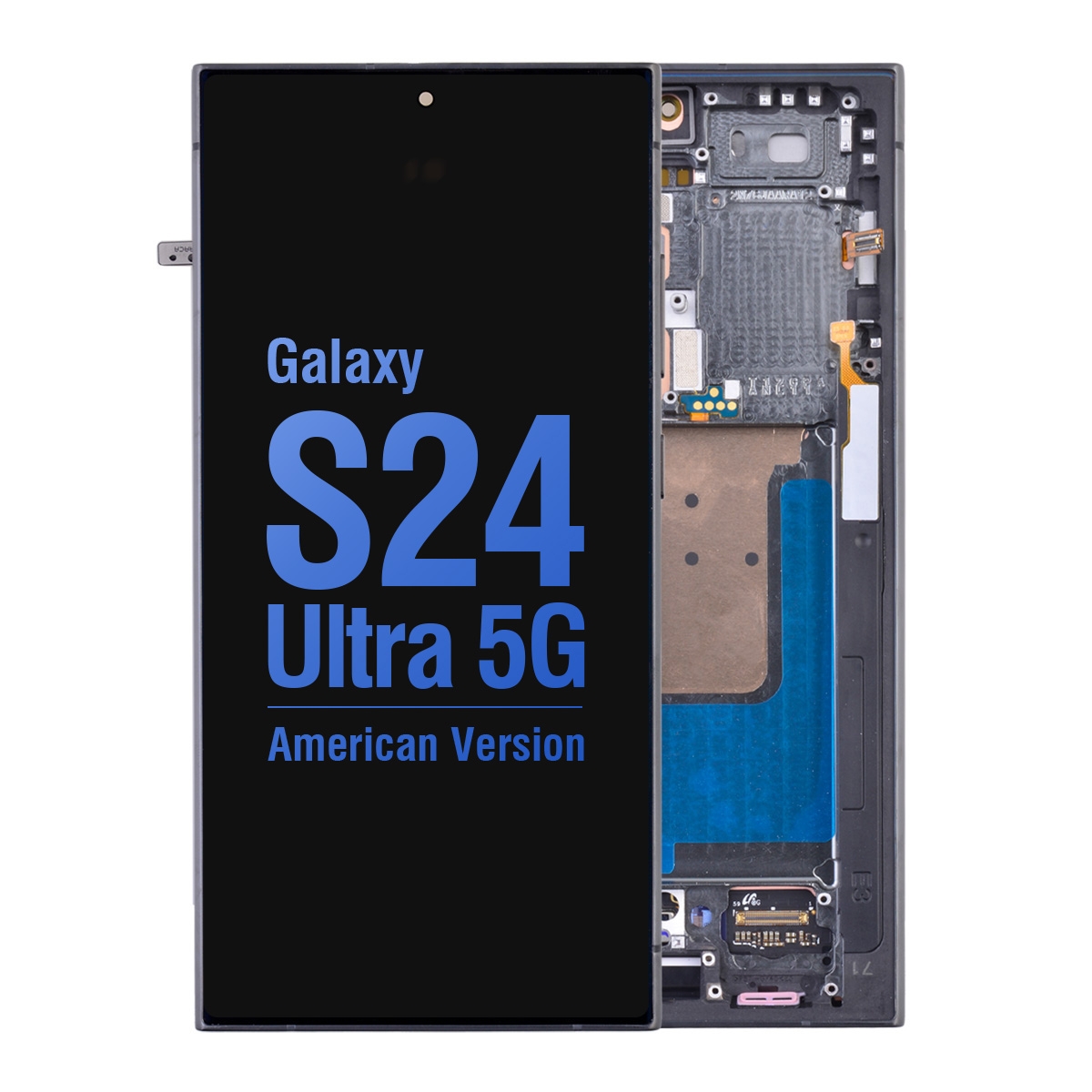 samsung galaxy s24 ultra screen with frame