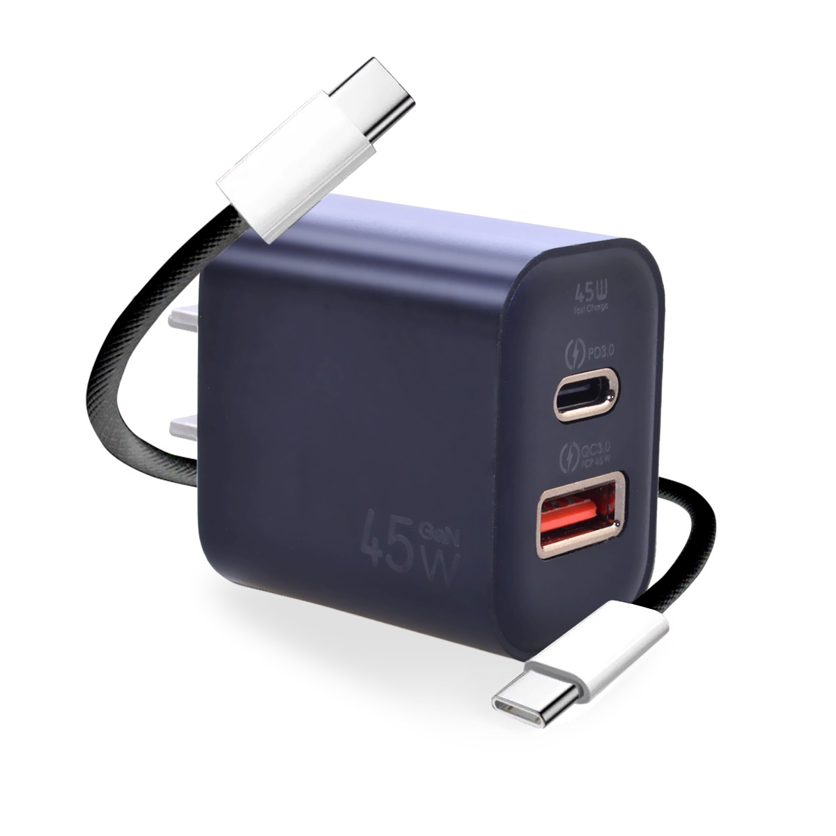 45w usb-c fast charging wall charger