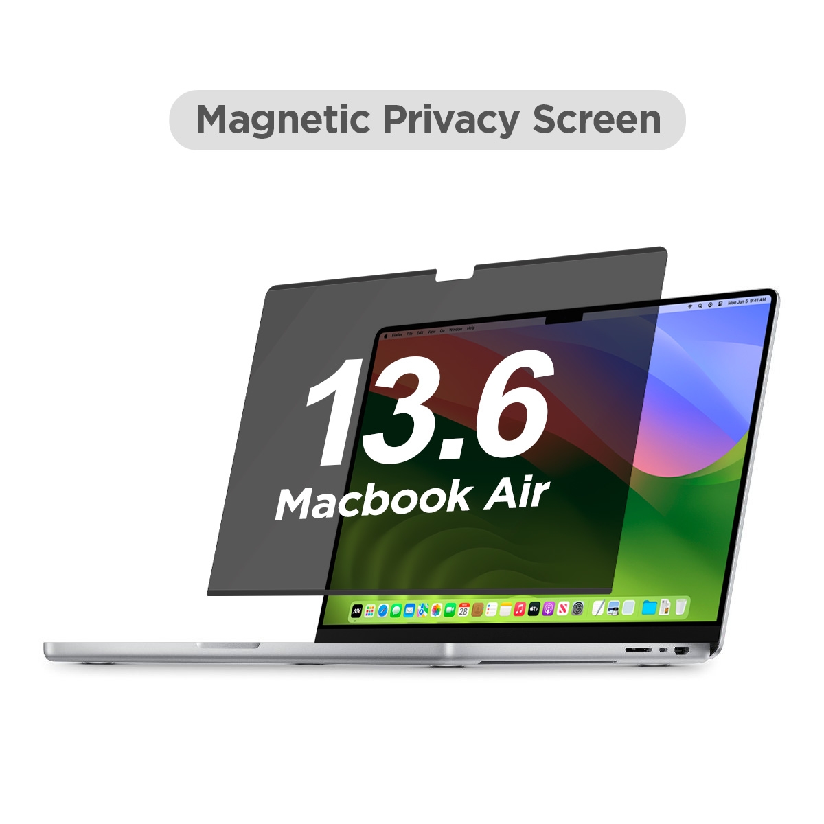 privacy screen protector macbook air 13.6