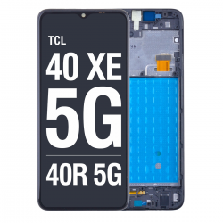 TCL 40 XE 5G screen with frame