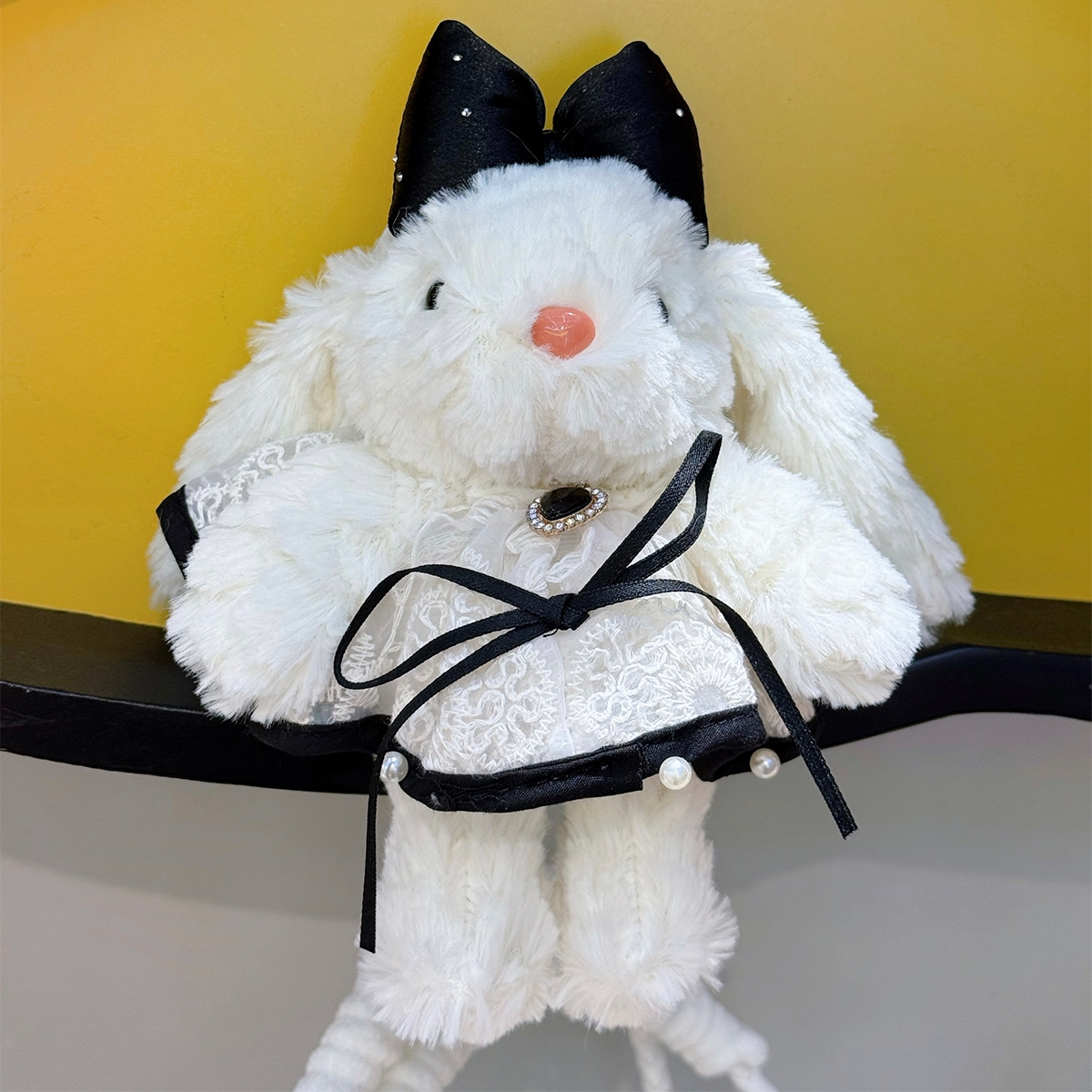 plush bunny keychain