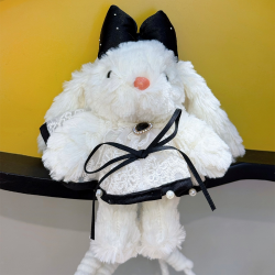 plush bunny keychain