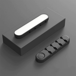 desk cable organizer black