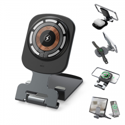 magnetic charging phone mount,