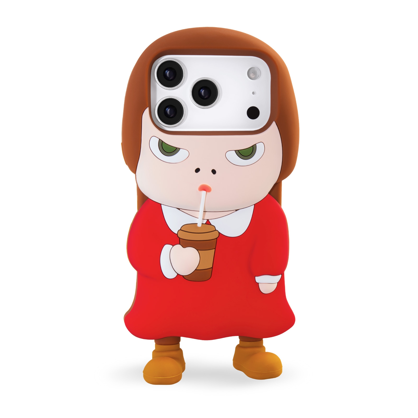 Aesthetic Yoshitomo Nara iPhone 17 Pro Silicone Case