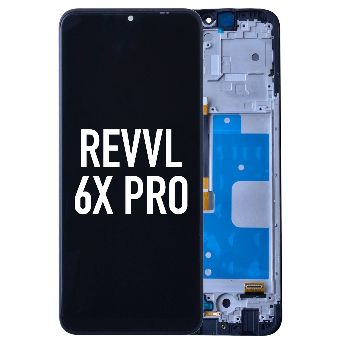 LCD Screen with Frame for Revvl 6x Pro